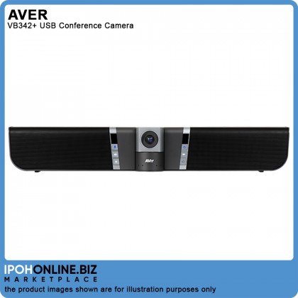 AVer VB342+ USB 4K UHD Huddle Room Camera Video Soundbar AVer VB342+ USB 4K UHD Huddle Room Camera Video Soundbar