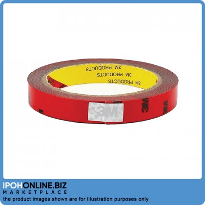 3M Super Strong Double Sided Acrylic Foam Tape (3meter x 15mm) 3M Super Strong Double Sided Acrylic Foam Tape (3meter x 15mm)