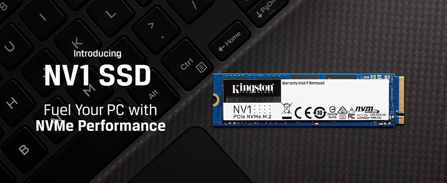 Kingston NV1 NVMe PCIe M.2 2280 SSD 500GB - SNVS/500G | Ipohonline