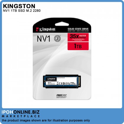Kingston NV1 NVMe PCIe M.2 2280 SSD 1TB - SNVS/1000G
