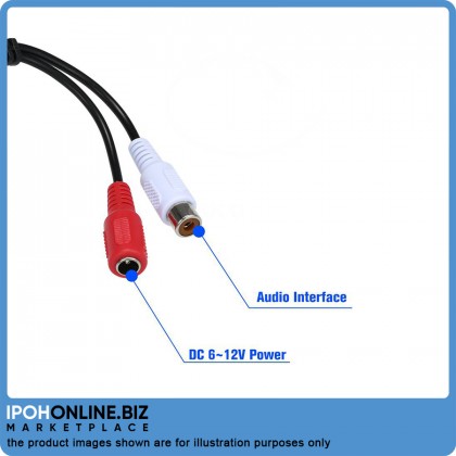 CCTV Microphone Sound Monitor