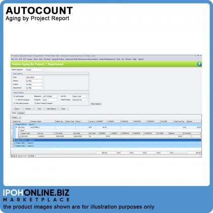 AutoCount Plug-In: Aging by Project Report AutoCount Plug-In: Aging by Project Report