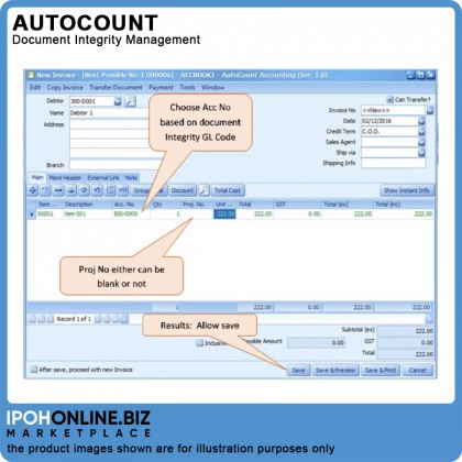 AutoCount Plug-In: Document Integrity Management AutoCount Plug-In: Document Integrity Management