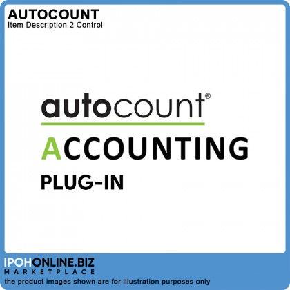 AutoCount Plug-In: Item Description 2 Control (FOC) AutoCount Plug-In: Item Description 2 Control (FOC)