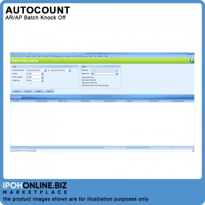 AutoCount Plug-In: AR/AP Batch Knock Off AutoCount Plug-In: AR/AP Batch Knock Off