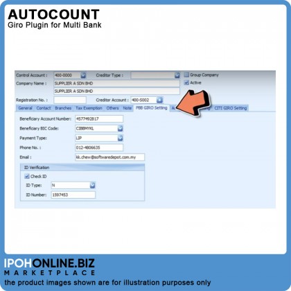 AutoCount Plug-In: Giro Plugin for Multi Bank