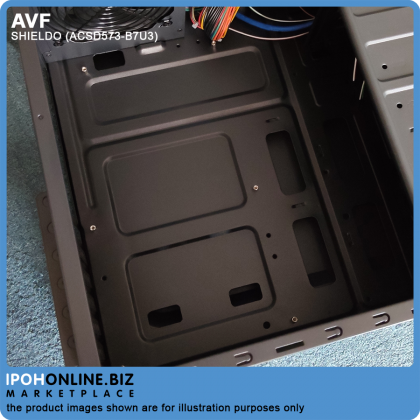 AVF SHIELDO BLACK SERIES ACSD573-B7U3 (BLUE) 7 PCI Slots ATX Casing With PSU 500W + CPU 8pin AVF SHIELDO BLACK SERIES ACSD573-B7U3 (BLUE) 7 PCI Slots ATX Casing With PSU 500W + CPU 8pin