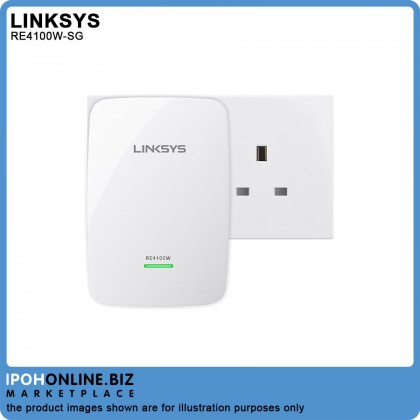 Linksys RE4100W N600 Pro Dual-Band Wireless Range Extender with Spot Finder Linksys RE4100W N600 Pro Dual-Band Wireless Range Extender with Spot Finder