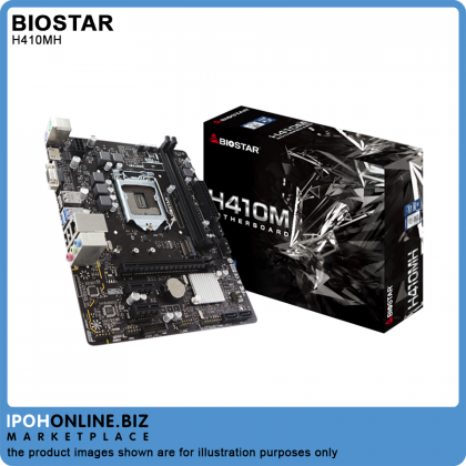 BIOSTAR H410MH Intel H410 1200 10th Gen DDR4 2666 M.2 HDMI VGA MICRO ATX Motherboard BIOSTAR H410MH Intel H410 1200 10th Gen DDR4 2666 M.2 HDMI VGA MICRO ATX Motherboard