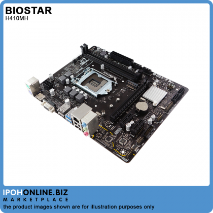 BIOSTAR H410MH Intel H410 1200 10th Gen DDR4 2666 M.2 HDMI VGA MICRO ATX Motherboard BIOSTAR H410MH Intel H410 1200 10th Gen DDR4 2666 M.2 HDMI VGA MICRO ATX Motherboard