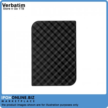 Verbatim Store n Go 1TB USB 3.0 Portable HDD - Black