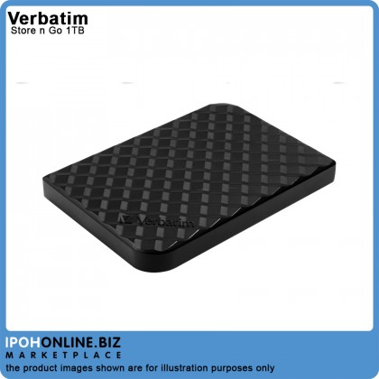 Verbatim Store n Go 1TB USB 3.0 Portable HDD - Black