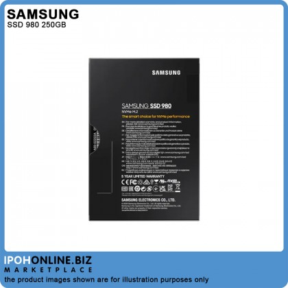 SAMSUNG SSD 980 NVMe M.2 2280 250GB - 3500MB/s Read Speed SAMSUNG SSD 980 NVMe M.2 2280 250GB - 3500MB/s Read Speed