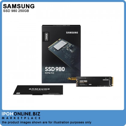 SAMSUNG SSD 980 NVMe M.2 2280 250GB - 3500MB/s Read Speed SAMSUNG SSD 980 NVMe M.2 2280 250GB - 3500MB/s Read Speed