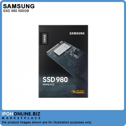 SAMSUNG SSD 980 NVMe M.2 2280 500GB - 3500MB/s Read Speed 