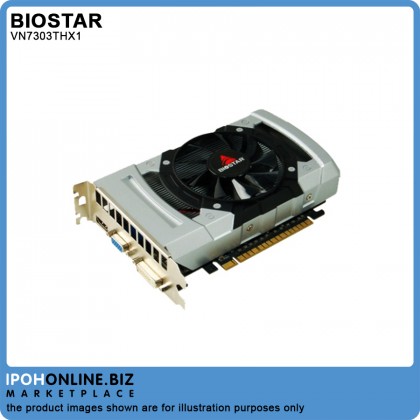 BIOSTAR VN7303THX1 nVIDIA GeForce GTX730 2GB DDR3 128bit HDMI DVI VGA Graphics Card BIOSTAR VN7303THX1 nVIDIA GeForce GTX730 2GB DDR3 128bit HDMI DVI VGA Graphics Card