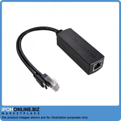 Active PoE Splitter USB Type-C 5V Power Over Ethernet IEEE 802.3af for Raspberry Pi 4