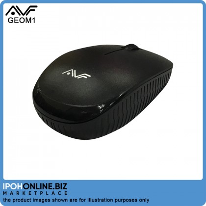 AVF GEOM1 2.4G USB 1600 dpi Wireless Optical Mouse