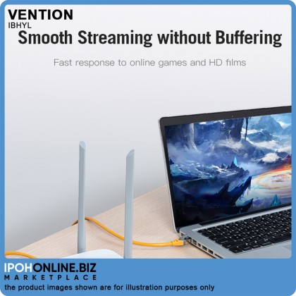 VENTION Cat6A Ethernet LAN Cable RJ45 Patch Cord 2.5G/5G/10Gbps (10 Meter) For Gaming Server Workstation Hosting VENTION Cat6A Ethernet LAN Cable RJ45 Patch Cord 2.5G/5G/10Gbps (10 Meter) For Gaming Server Workstation Hosting