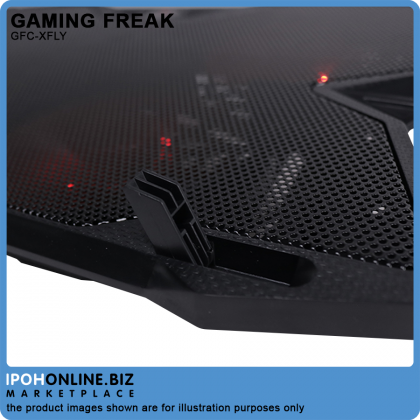Gaming Freak GFC-XFLY Gaming Notebook Cooling Pad With 4x140mm Red LED Fan Up To 17" Laptop Gaming Freak GFC-XFLY Gaming Notebook Cooling Pad With 4x140mm Red LED Fan Up To 17" Laptop