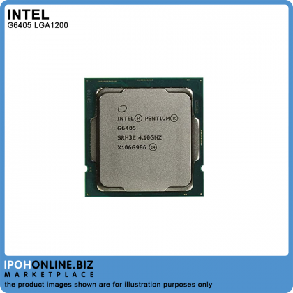 Intel Pentium Gold G6405 4M Cache 4.10 GHz DDR4 2666 LGA 1200 10th Gen Processor with UHD Graphics 610 Intel Pentium Gold G6405 4M Cache 4.10 GHz DDR4 2666 LGA 1200 10th Gen Processor with UHD Graphics 610