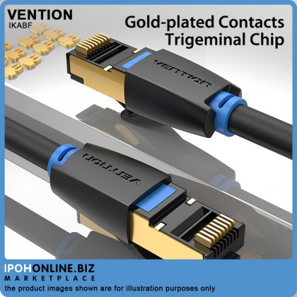VENTION CAT8 Ethernet Cable SSTP 2.5G/5G/10Gbps Super Speed RJ45 Network Cable Gold Plated Connector For Gaming Server Workstation Hosting VENTION CAT8 Ethernet Cable SSTP 2.5G/5G/10Gbps Super Speed RJ45 Network Cable Gold Plated Connector For Gaming Server Workstation Hosting
