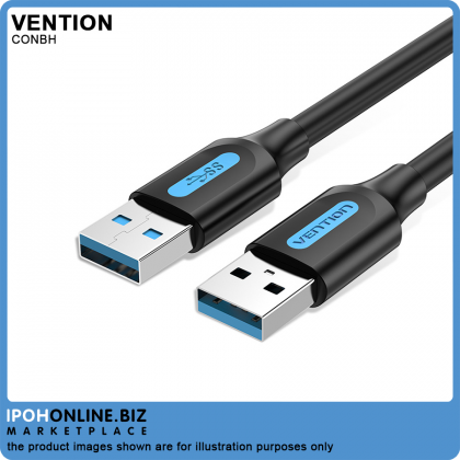 VENTION USB3.0 A Male To A Male Cable 2A 5Gbps 2M High Speed Fast Transmission USB Extension Cable