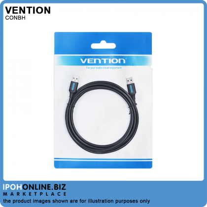 VENTION USB3.0 A Male To A Male Cable 2A 5Gbps 2M High Speed Fast Transmission USB Extension Cable