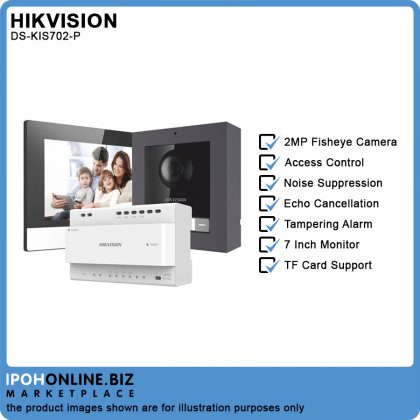 Hikvision DS-KIS702-P Two-Wire IP Video Intercom Kit Hikvision DS-KIS702-P Two-Wire IP Video Intercom Kit