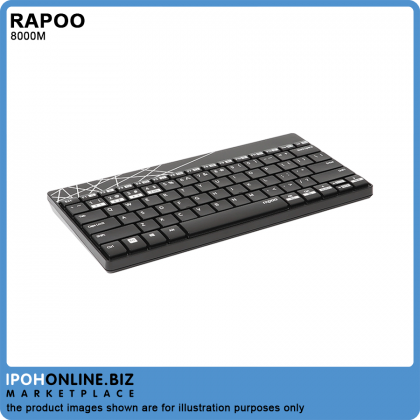 Rapoo 8000M 2.4G Wireless Multi Mode (Keyboard + Mouse) Rapoo 8000M 2.4G Wireless Multi Mode (Keyboard + Mouse)