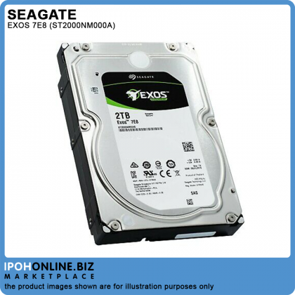 SEAGATE EXOS 7E8 2TB SATA 3.5 inch 7200 rpm Enterprise Hard Drive - ST2000NM000A SEAGATE EXOS 7E8 2TB SATA 3.5 inch 7200 rpm Enterprise Hard Drive - ST2000NM000A