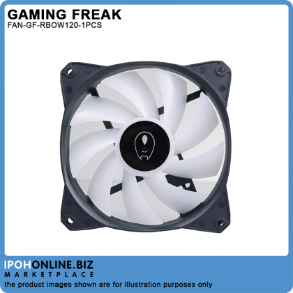 Gaming Freak GF-RBOW120 FIXED LUMINA IRIS RAINBOW 12cm LED PC Fan Gaming Freak GF-RBOW120 FIXED LUMINA IRIS RAINBOW 12cm LED PC Fan