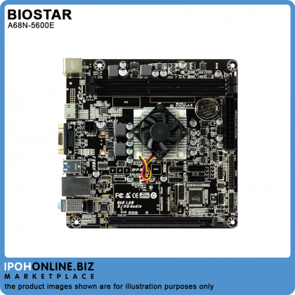 BIOSTAR A68N-5600E AMD A4-3350B Quad Core Up To 2.4GHz DDR3 HDMI VGA Mini ITX Motherboard With Radeon R4 Graphics BIOSTAR A68N-5600E AMD A4-3350B Quad Core Up To 2.4GHz DDR3 HDMI VGA Mini ITX Motherboard With Radeon R4 Graphics