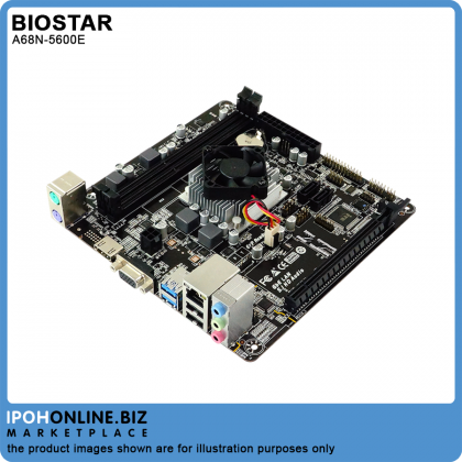 BIOSTAR A68N-5600E AMD A4-3350B Quad Core Up To 2.4GHz DDR3 HDMI VGA Mini ITX Motherboard With Radeon R4 Graphics BIOSTAR A68N-5600E AMD A4-3350B Quad Core Up To 2.4GHz DDR3 HDMI VGA Mini ITX Motherboard With Radeon R4 Graphics