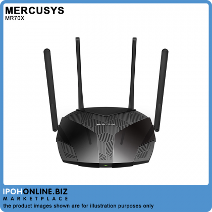 Mercusys MR70X AX1800 Wireless Dual Band Gigabit MU-MIMO WiFi 6 Router With VPN & Access Point - Unifi Time Maxis Celcom Digi Allo Mercusys MR70X AX1800 Wireless Dual Band Gigabit MU-MIMO WiFi 6 Router With VPN & Access Point - Unifi Time Maxis Celcom Digi Allo
