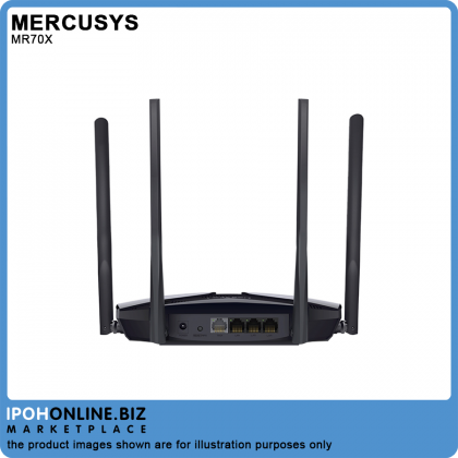 Mercusys MR70X AX1800 Wireless Dual Band Gigabit MU-MIMO WiFi 6 Router With VPN & Access Point - Unifi Time Maxis Celcom Digi Allo Mercusys MR70X AX1800 Wireless Dual Band Gigabit MU-MIMO WiFi 6 Router With VPN & Access Point - Unifi Time Maxis Celcom Digi Allo
