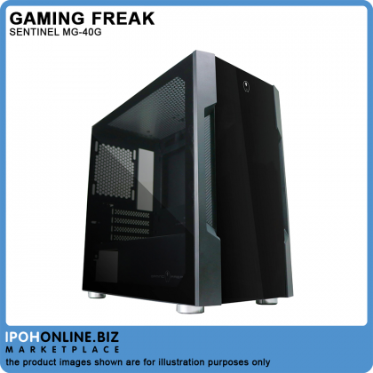 Gaming Freak SENTINEL MG-40G Premium Middle Tower Gaming Case - Tempered Glass Edition