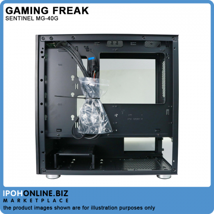 Gaming Freak SENTINEL MG-40G Premium Middle Tower Gaming Case - Tempered Glass Edition