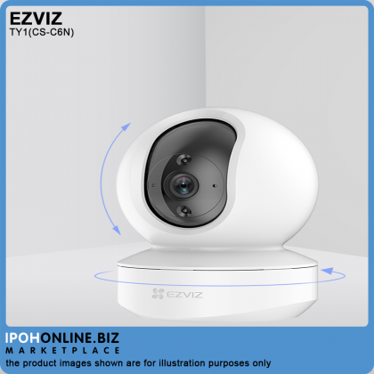 EZVIZ CS-C6N TY1 960P Full HD Resolution Pan & Tilt Wireless Security CCTV Camera