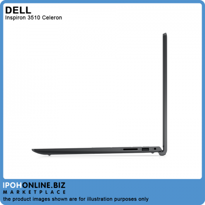 Dell Inspiron 3510 Celeron (N4020/15.6"HD/4GB/256GB M.2 SSD/Win10H) with FOC Microsoft Home & Student, McAfee Antivirus, Laptop Bag and Mouse Dell Inspiron 3510 Celeron (N4020/15.6"HD/4GB/256GB M.2 SSD/Win10H) with FOC Microsoft Home & Student, McAfee Antivirus, Laptop Bag and Mouse