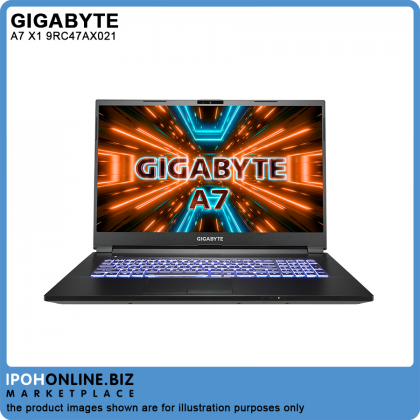 GIGABYTE A7 X1 9RC47AX021 Gaming Laptop (R9-5900HX/16GB DDR4/512GB SSD/RTX 3070/17.3" FHD 144Hz/Win10) FOC Gaming Mouse GIGABYTE A7 X1 9RC47AX021 Gaming Laptop (R9-5900HX/16GB DDR4/512GB SSD/RTX 3070/17.3" FHD 144Hz/Win10) FOC Gaming Mouse