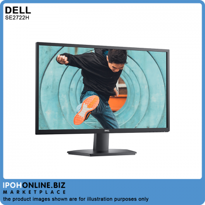 Dell SE2722H 27" 1920x1080 4ms FHD 75Hz VGA HDMI AMD FreeSync Leisure Gaming Monitor