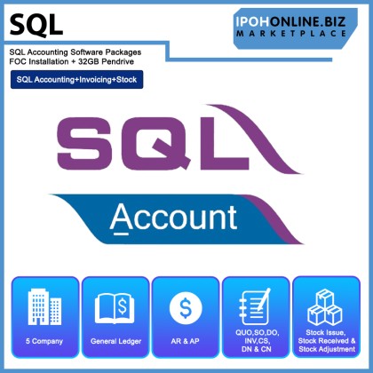 SQL Accounting Software Packages FOC Installation + 32GB Pendrive SQL Accounting Software Packages FOC Installation + 32GB Pendrive