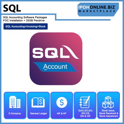SQL Accounting Software Packages FOC Installation + 32GB Pendrive SQL Accounting Software Packages FOC Installation + 32GB Pendrive