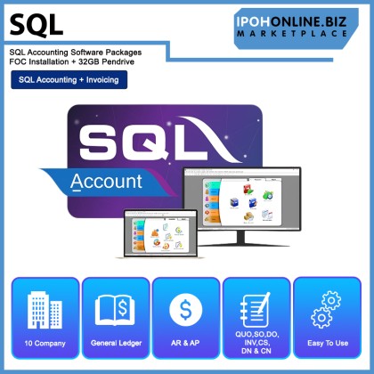 SQL Accounting Software Packages FOC Installation + 32GB Pendrive SQL Accounting Software Packages FOC Installation + 32GB Pendrive