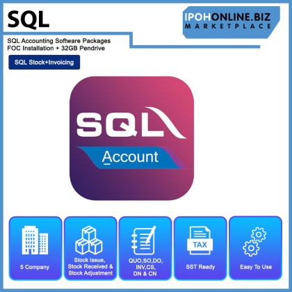 SQL Accounting Software Packages FOC Installation + 32GB Pendrive SQL Accounting Software Packages FOC Installation + 32GB Pendrive