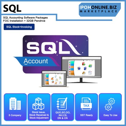 SQL Accounting Software Packages FOC Installation + 32GB Pendrive SQL Accounting Software Packages FOC Installation + 32GB Pendrive