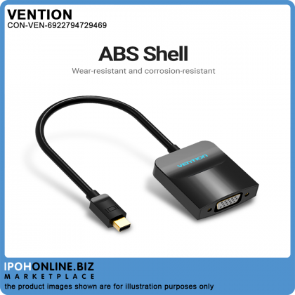 Vention Mini DisplayPort to VGA Adapter 1080P Thunderbolt 2 VGA Converter for MacBook Pro Air