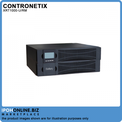Contronetix XRT1000-U/RM 1KVA Rack Tower LCD Online UPS Contronetix XRT1000-U/RM 1KVA Rack Tower LCD Online UPS
