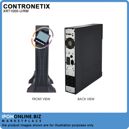 Contronetix XRT1000-U/RM 1KVA Rack Tower LCD Online UPS Contronetix XRT1000-U/RM 1KVA Rack Tower LCD Online UPS
